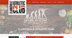 Desktop Screenshot of clarksvilleathleticclub.com